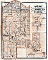 Jasper County, Remington, Rensselaer, Indiana State Atlas 1876